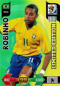 2010 Panini Adrenalyn XL World Cup (UK Edition) - Limited Edition #NNO Robinho Front