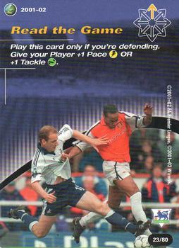 2001 Wizards Football Champions Premier League 2001-2002 - Action Cards #23 Read The Game Front