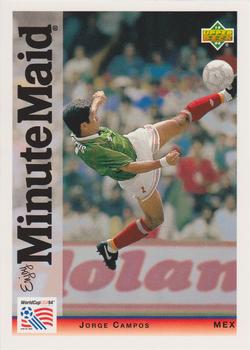 1994 Upper Deck Minute Maid World Cup #14 Jorge Campos Front