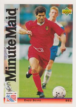 1994 Upper Deck Minute Maid World Cup #16 Enzo Scifo Front