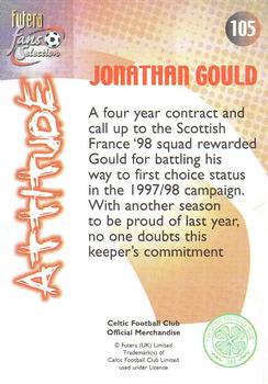 2000 Futera Fans Selection Celtic - Foil #105 Jonathan Gould Back