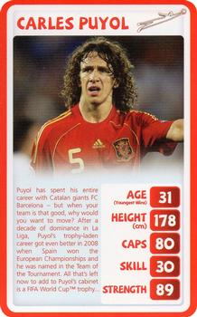 2010 Top Trumps Tournament Keepers & Defenders #NNO Carles Puyol Front