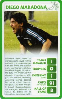 2010 Top Trumps Tournament Managers #NNO Diego Maradona Front