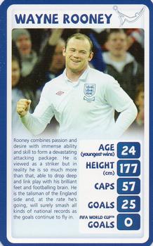 2010 Top Trumps Tournament Goalscorers #NNO Wayne Rooney Front