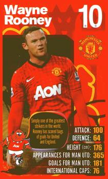 2012-13 Top Trumps Manchester United #NNO Wayne Rooney Front