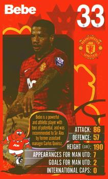 2012-13 Top Trumps Manchester United #NNO Bebe Front