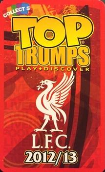 2012-13 Top Trumps Liverpool F.C #NNO Title Card Front