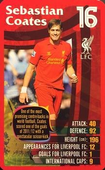 2012-13 Top Trumps Liverpool F.C #NNO Sebastian Coates Front