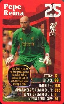 2012-13 Top Trumps Liverpool F.C #NNO Pepe Reina Front