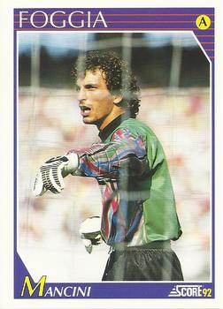 1992 Score Italian League #102 Francesco Mancini Front