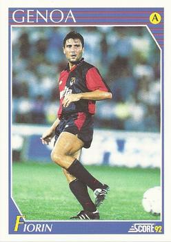1992 Score Italian League #119 Valeriano Fiorin Front