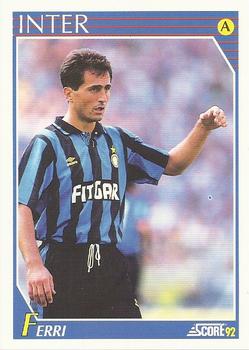1992 Score Italian League #125 Riccardo Ferri Front