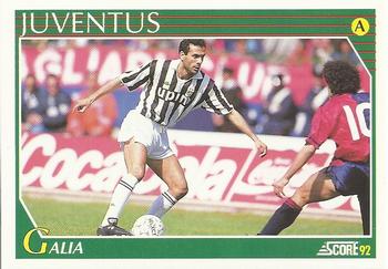 1992 Score Italian League #149 Roberto Galia Front