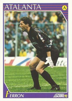1992 Score Italian League #16 Fabrizio Ferron Front