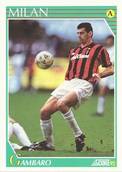 1992 Score Italian League #178 Enzo Gambaro Front