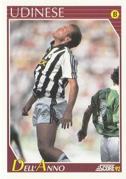 1992 Score Italian League #345 Francesco Dell'Anno Front
