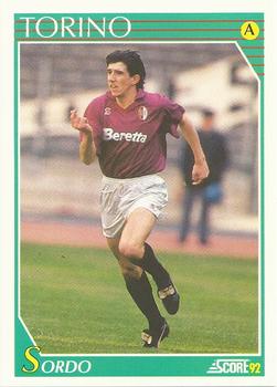 1992 Score Italian League #255 Gianluca Sordo Front