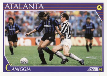 1992 Score Italian League #26 Claudio Paul Caniggia Front