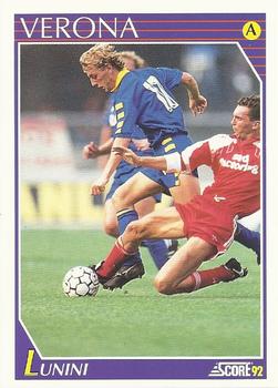 1992 Score Italian League #270 Claudio Lunini Front