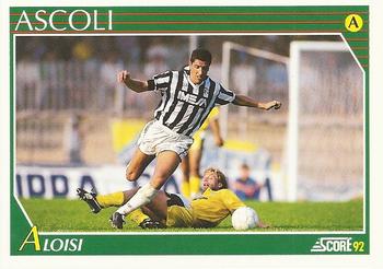 1992 Score Italian League #2 Antonio Aloisi Front