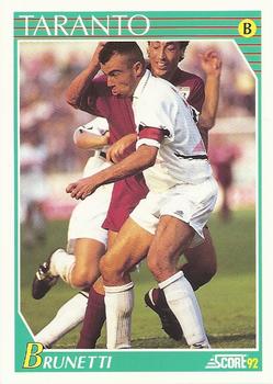 1992 Score Italian League #340 Luca Brunetti Front