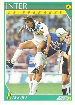 1992 Score Italian League #396 Dino Baggio Front