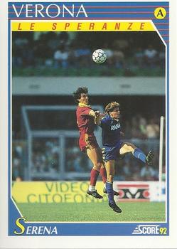 1992 Score Italian League #399 Michele Serena Front