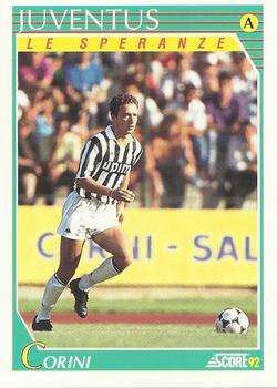 1992 Score Italian League #401 Eugenio Corini Front