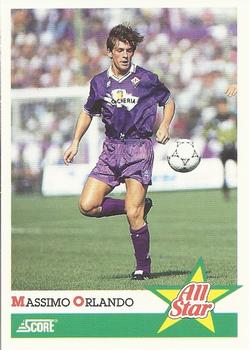 1992 Score Italian League #409 Massimo Orlando Front