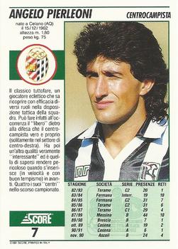 1992 Score Italian League #7 Angelo Pierleoni Back
