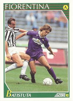 1992 Score Italian League #84 Gabriel Batistuta Front