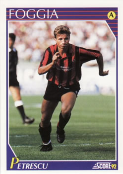 1992 Score Italian League #92 Dan Petrescu Front