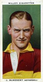 1935-36 Wills's Association Footballers #30 John McMenemy  Front