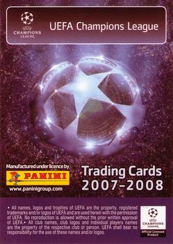 2007-08 Panini UEFA Champions League (European Edition) #100 Florent Malouda Back