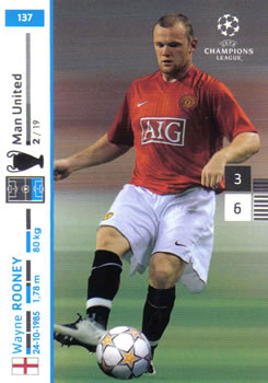 2007-08 Panini UEFA Champions League (European Edition) #137 Wayne Rooney Front
