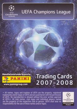 2007-08 Panini UEFA Champions League (European Edition) #2 Manuel Neuer Back