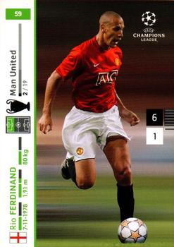 2007-08 Panini UEFA Champions League (European Edition) #59 Rio Ferdinand Front