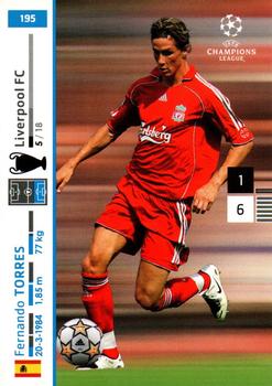 2007-08 Panini UEFA Champions League (European Edition) #195 Fernando Torres Front
