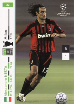 2007-08 Panini UEFA Champions League (European Edition) #32 Alessandro Nesta Front
