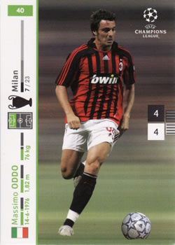 2007-08 Panini UEFA Champions League (European Edition) #40 Massimo Oddo Front