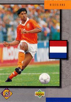 1994 Upper Deck World Cup Contenders English/German - UD Set #UD16 Holland (Frank Rijkaard) Front