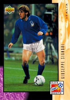 1994 Upper Deck World Cup Contenders English/German - UD Set #UD22 Giuseppe Signori Front