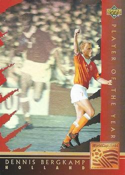 1994 Upper Deck World Cup Contenders English/German - Player of the Year #WC5 Dennis Bergkamp Front