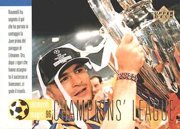 1998 Upper Deck Juventus FC #78 Champions League 96 Front