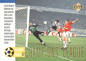 1998 Upper Deck Juventus FC #81 Champions League 97 Front