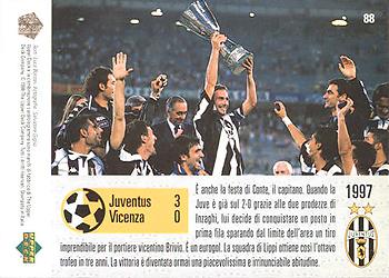 1998 Upper Deck Juventus FC #88 Supercoppa Italiana 97 Back