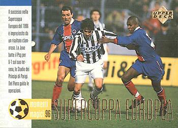 1998 Upper Deck Juventus FC #89 Supercoppa Europea 97 Front