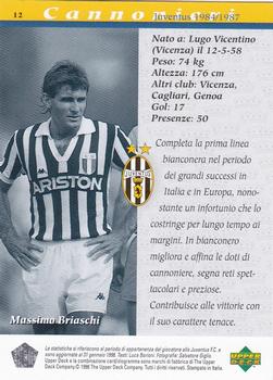 1998 Upper Deck Juventus FC #12 Massimo Briaschi Back