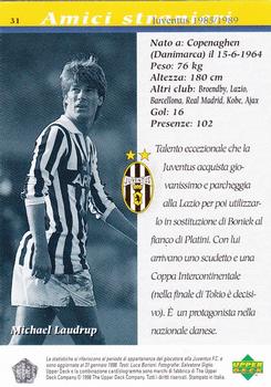 1998 Upper Deck Juventus FC #31 Michael Laudrup Back