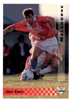 1994 Futera Australia NSL #51 Josip Biskic Front